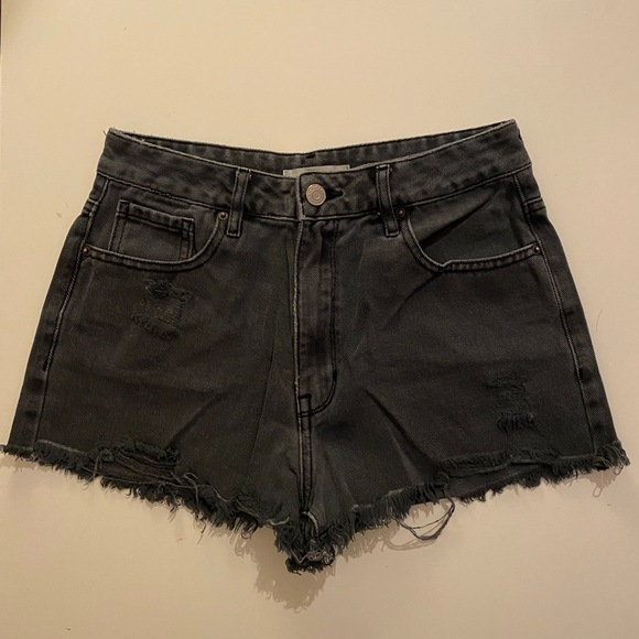 Pacsun black jean shorts - Picture 1 of 3